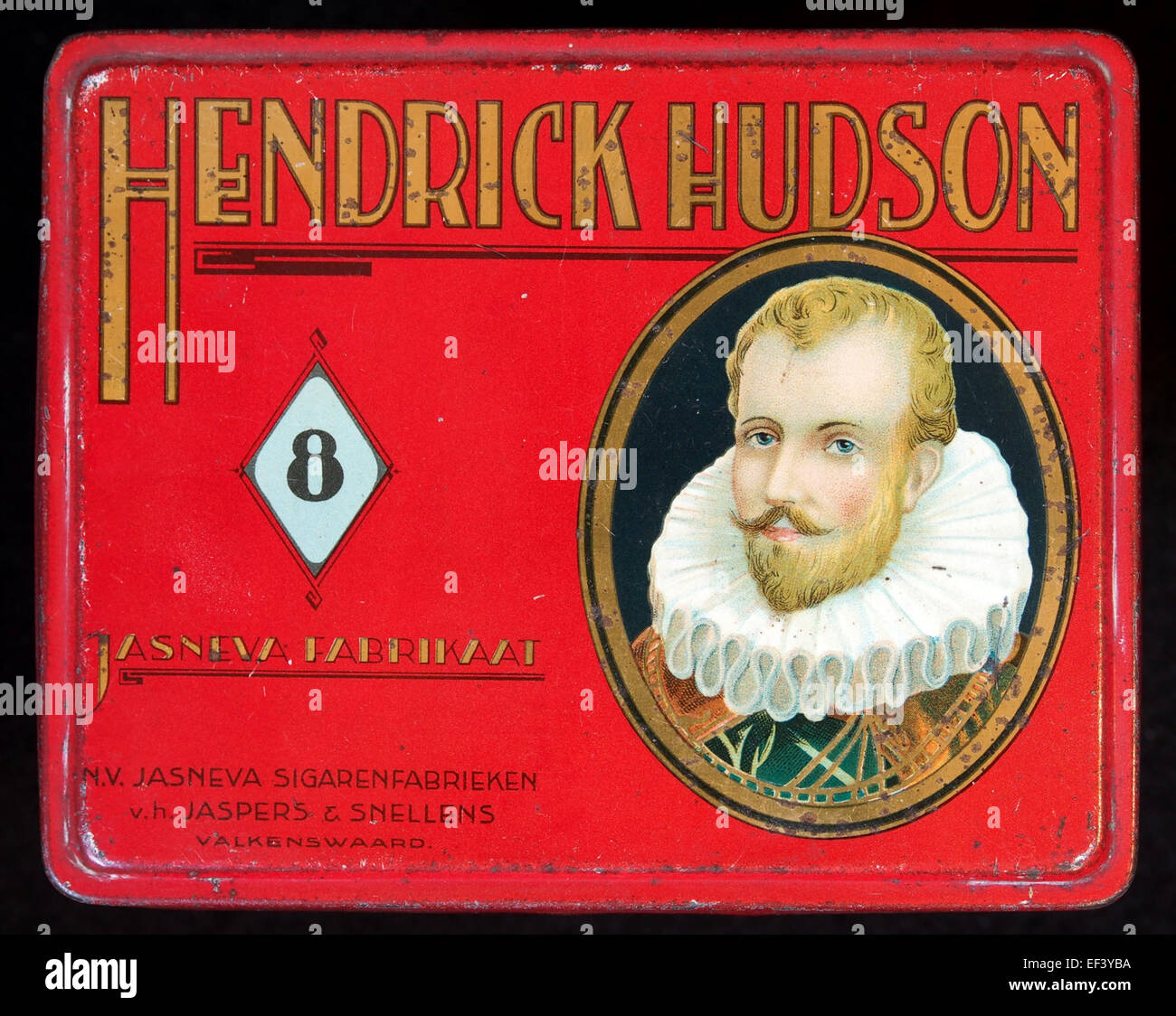 Hendricks Hudson sigarenblikje Foto Stock