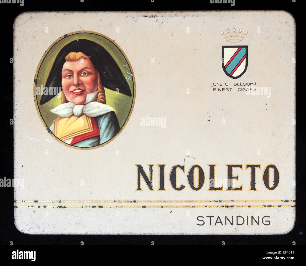 Nicoleto sigarenblikje permanente Foto Stock