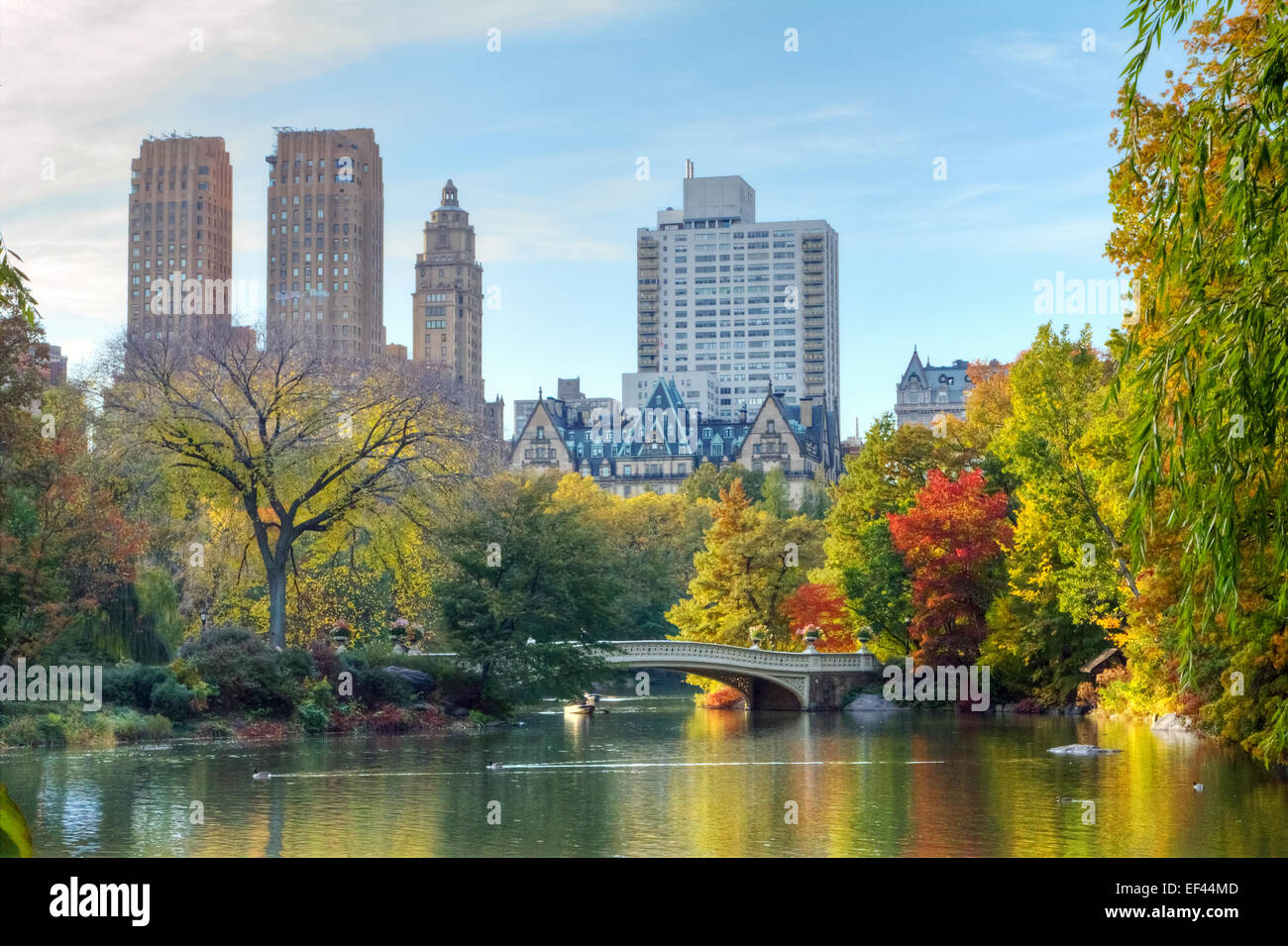 New York City - Central Park in autunno Foto Stock