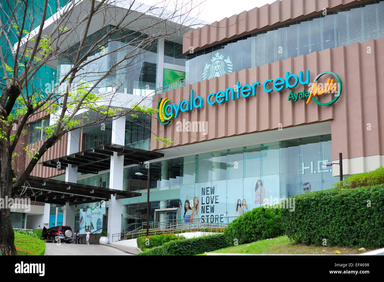 Ingresso al nuovo Ayala Center estensione Cebu Filippine Foto Stock