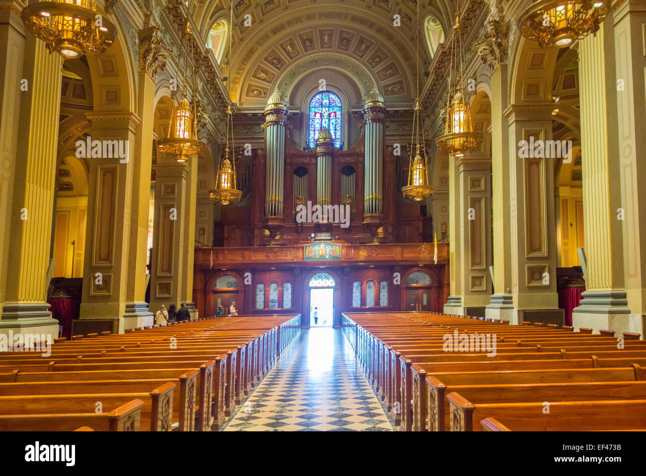 Basilica Cattedrale dei Santi Pietro e Paolo di Philadelphia PA Foto Stock