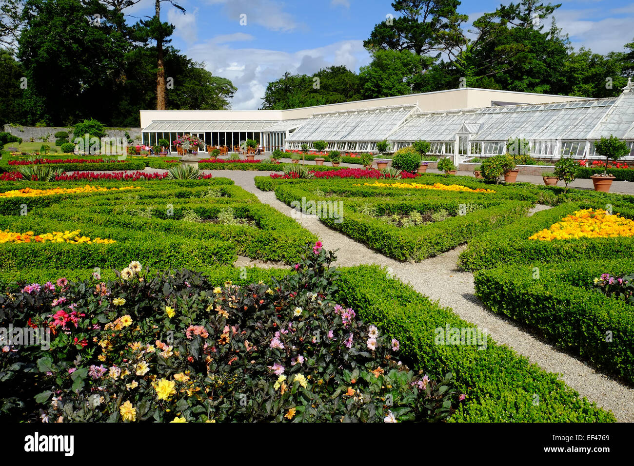 I giardini di Muckross House Killarney Kerry, Irlanda. Foto Stock