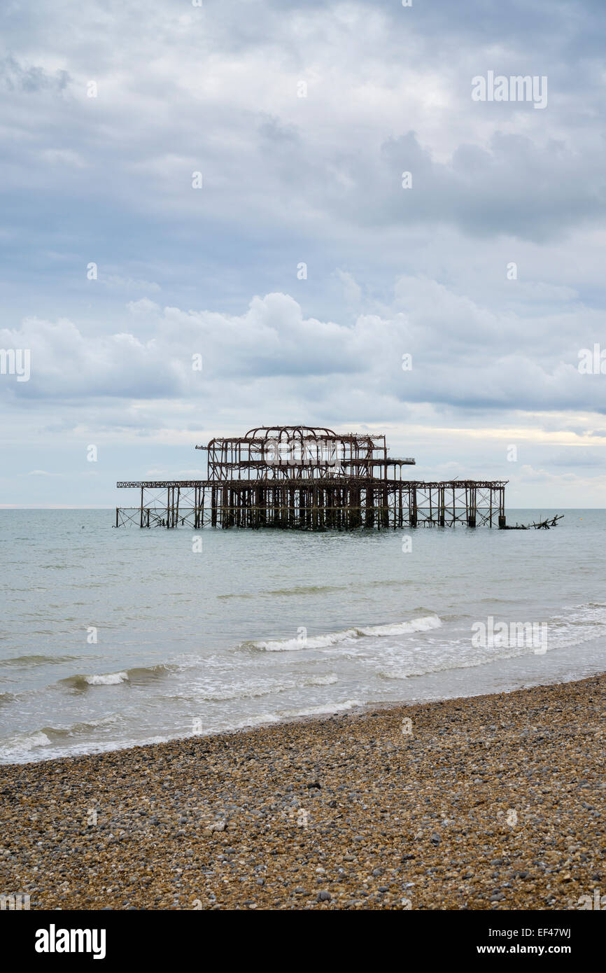 Il Brighton Pier, Regno Unito Foto Stock