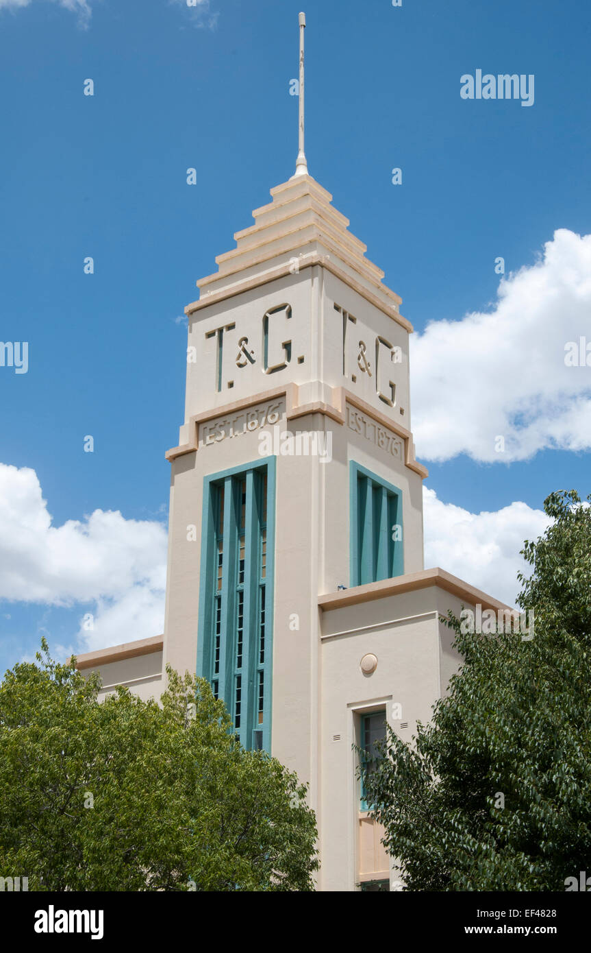 Hume Highway road trip, Australia: società di assicurazioni immobili in Albury, Nuovo Galles del Sud Foto Stock