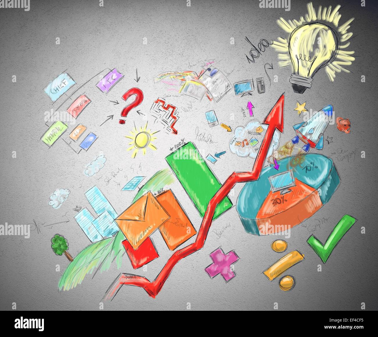 Successo di lavoro Foto Stock