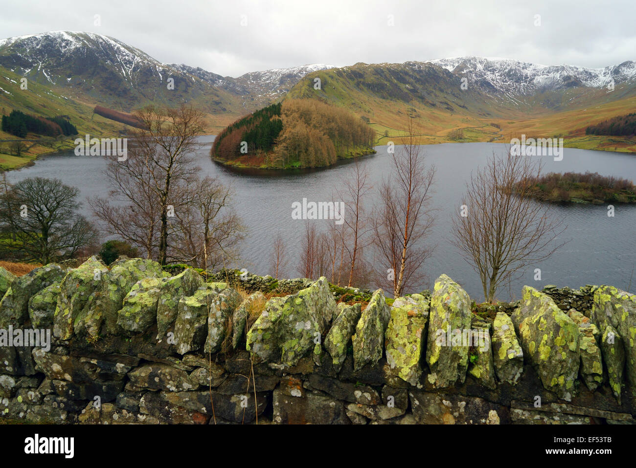 Scafell nel Parco Nazionale del Distretto dei Laghi, Cumbria Foto Stock