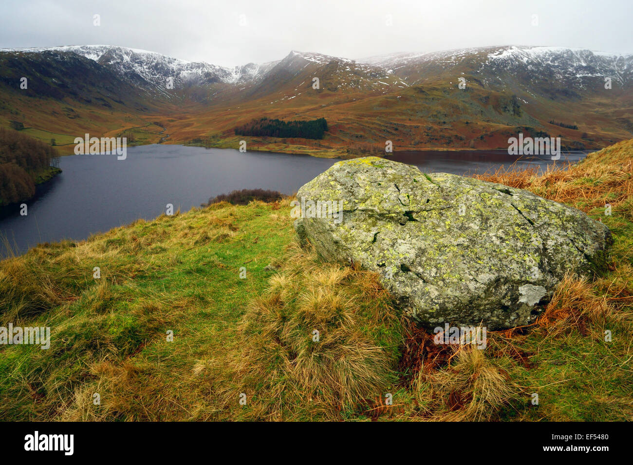 Scafell nel Parco Nazionale del Distretto dei Laghi, Cumbria Foto Stock