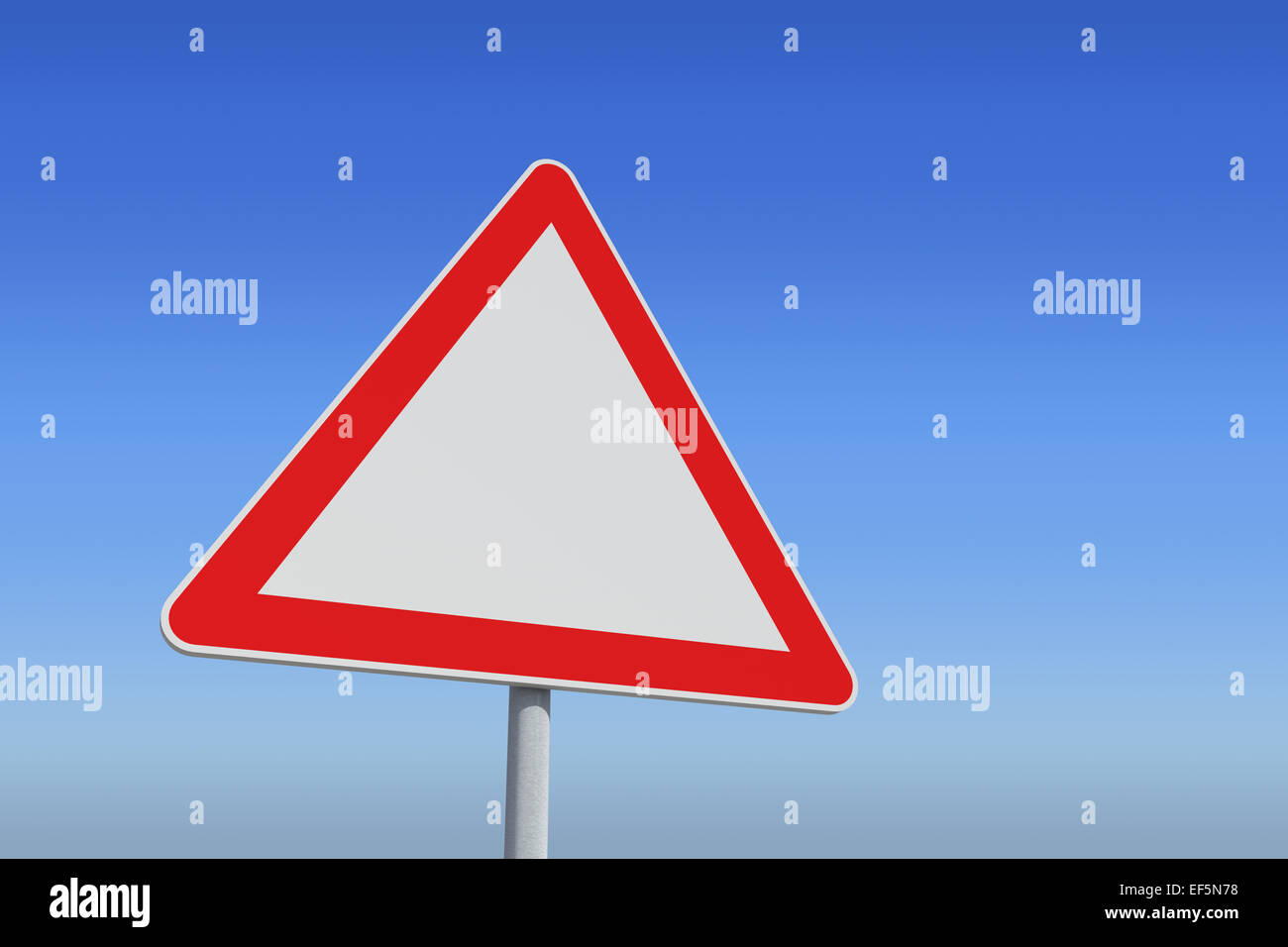 Immagine composita del triangolo di pericolo Foto Stock