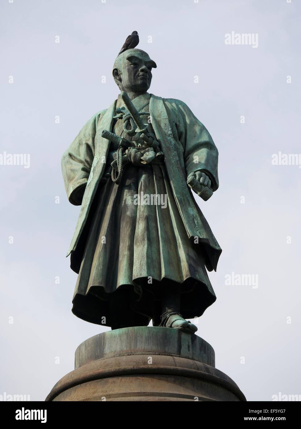 Statua al Santuario Yasukuni a Tokyo in Giappone Foto Stock