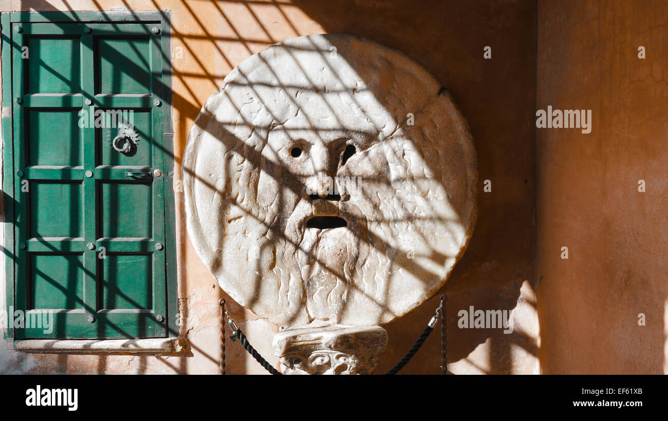 La Bocca della verità, Roma, Italia Foto Stock