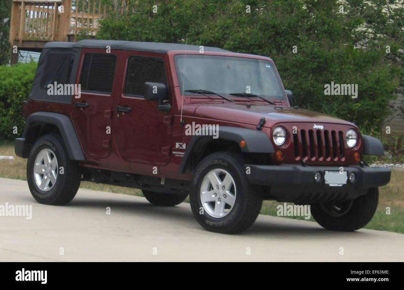 07 Jeep Wrangler Unlimited X Foto Stock