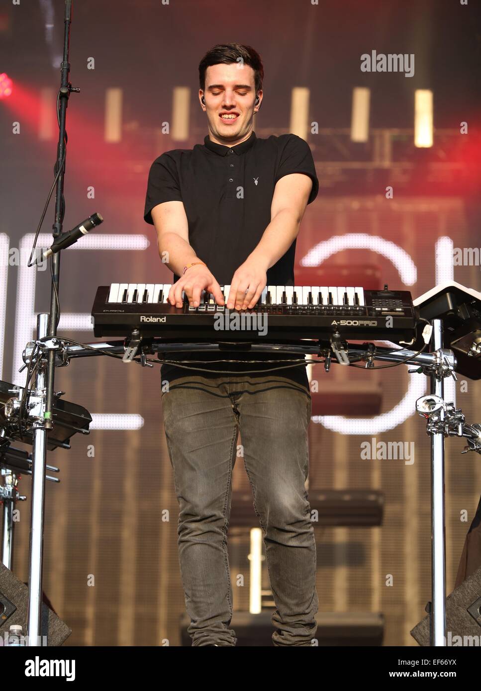 Raduno mondiale 2014 tenutasi a lunga Marston Airfield - Giorno 1 - spettacoli con: Netsky dove: Stratford Upon Avon, Regno Unito quando: 25 Lug 2014 Foto Stock