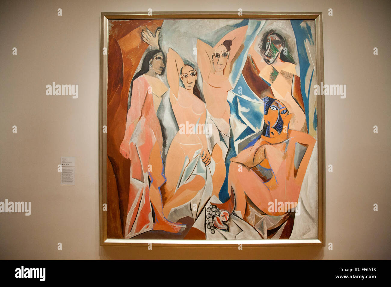 Les Demoiselles d'Avignon, 1907, dipinto di Pablo Picasso, MOMA, Museum of Modern Art di New York, Stati Uniti d'America, America Foto Stock