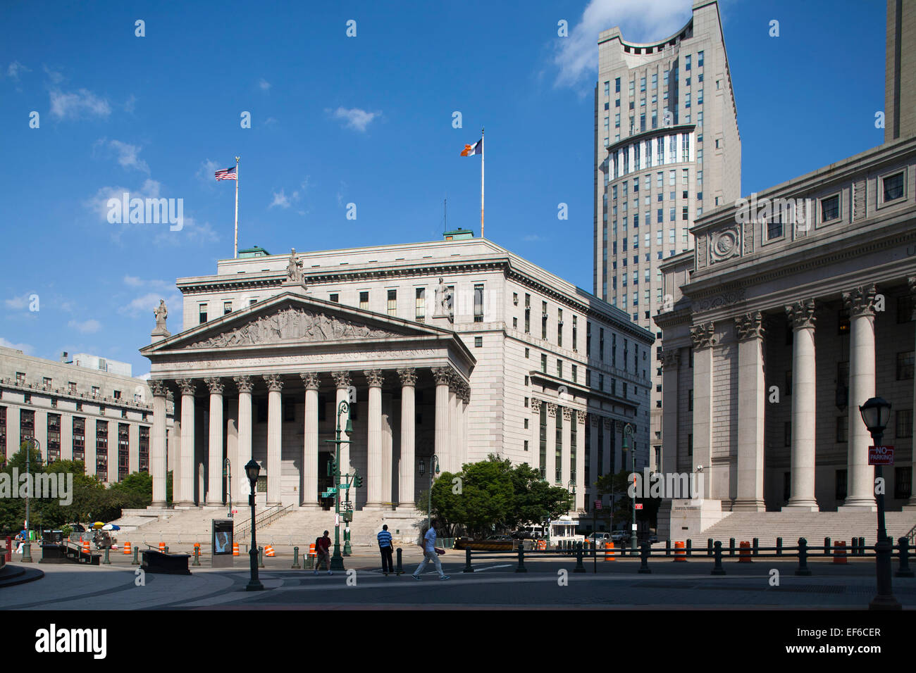 Corte Suprema di New York Edificio, Foley Square, Manhattan, New York, USA, America Foto Stock