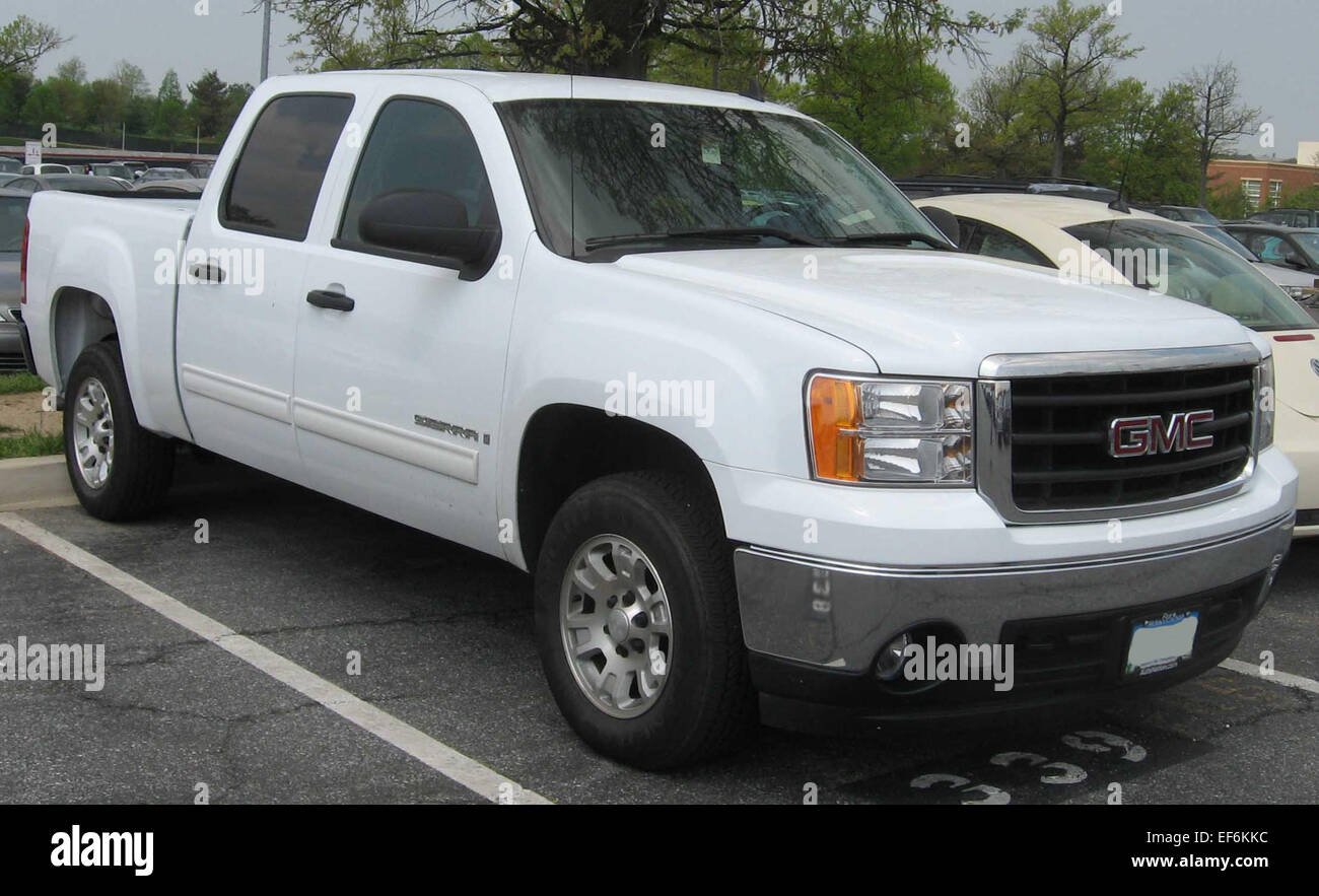 GMC Sierra Crew Cab Foto Stock