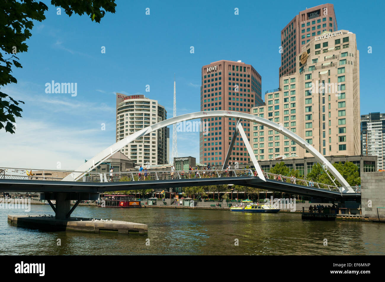 Southgate Bridge, Melbourne, Victoria, Australia Foto Stock