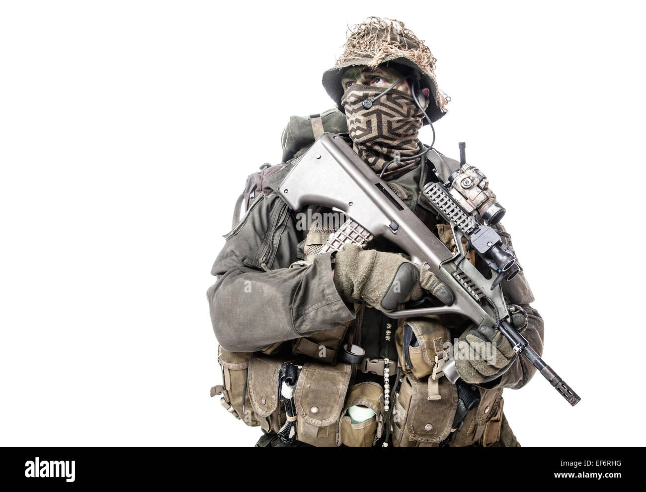 Jagdkommando soldato austriaco forze speciali Foto Stock