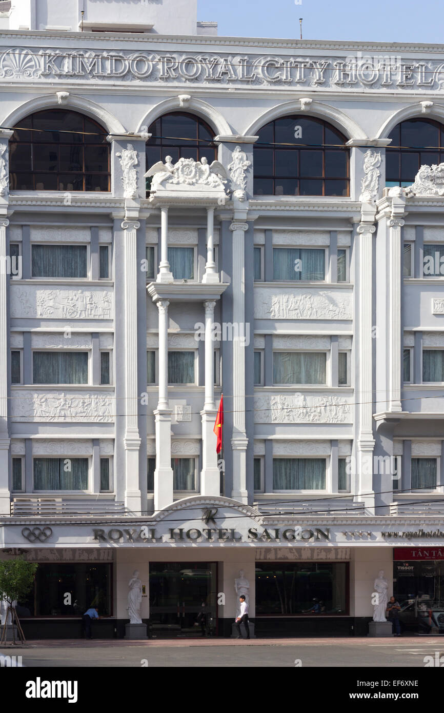 Il Royal Hotel nella città di Ho Chi Minh, Vietnam Foto Stock