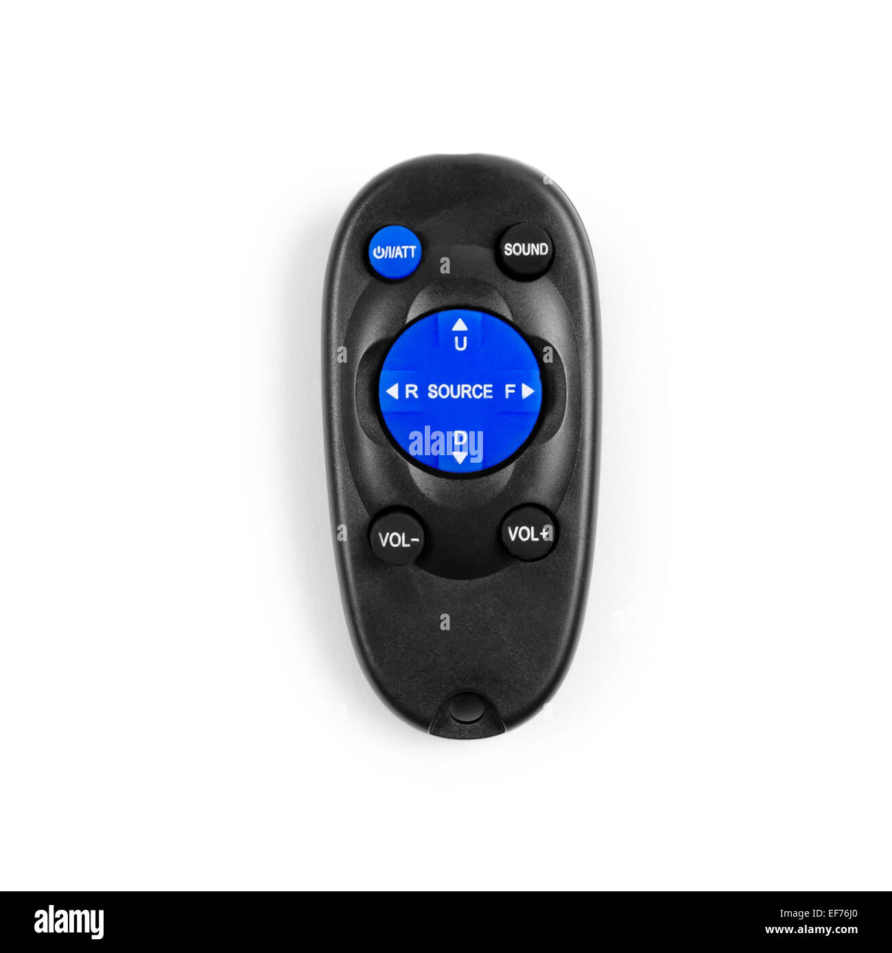 Nero piccolo telecomando radio auto da isolato Foto Stock
