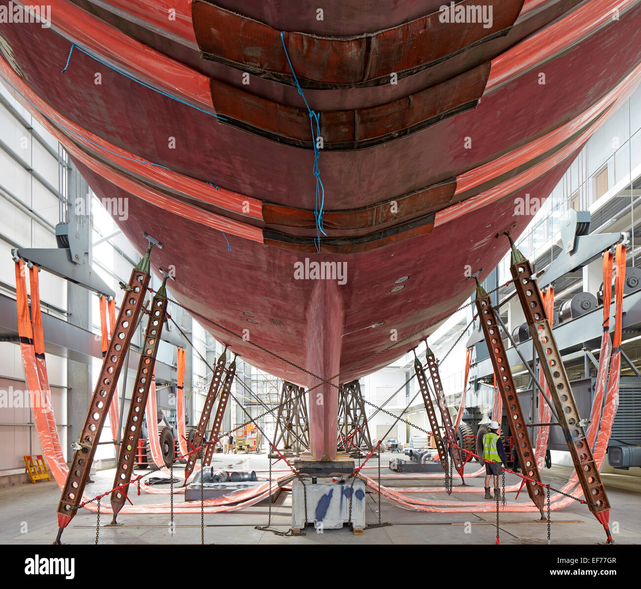 Pendennis Shipyard, Falmouth TR11 4NR, Regno Unito. Architetto: na, 2014. Foto Stock