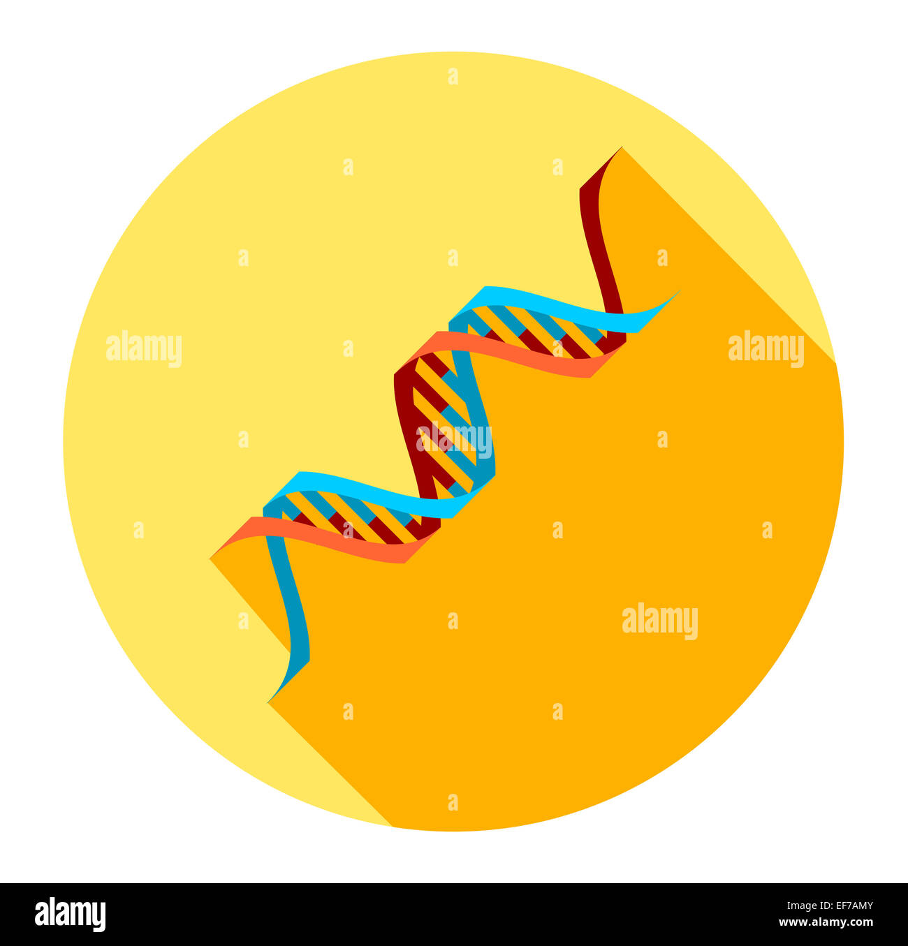 Simbolo del DNA Foto Stock
