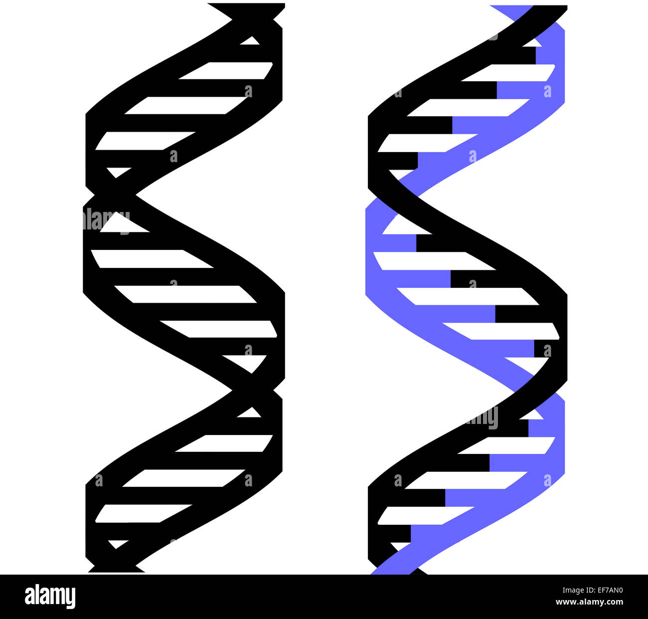 Simbolo del DNA Foto Stock