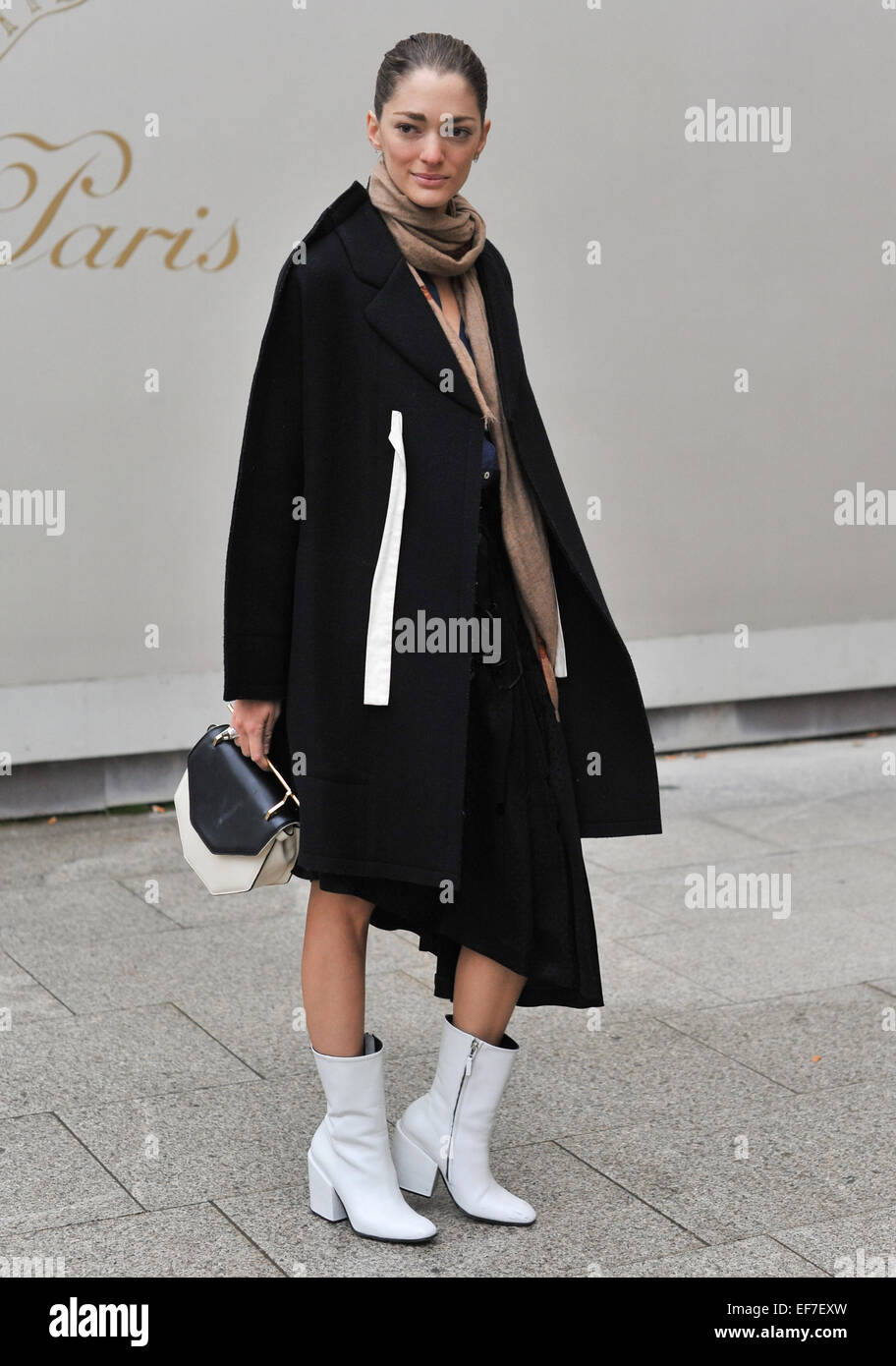 Sophie arrivando presso la pista Schiaparelli mostra durante la Parigi Haute Couture della settimana della moda a Parigi - Jan 26, 2015 - Foto: Pista Manhattan/Celine Gaille/picture alliance Foto Stock