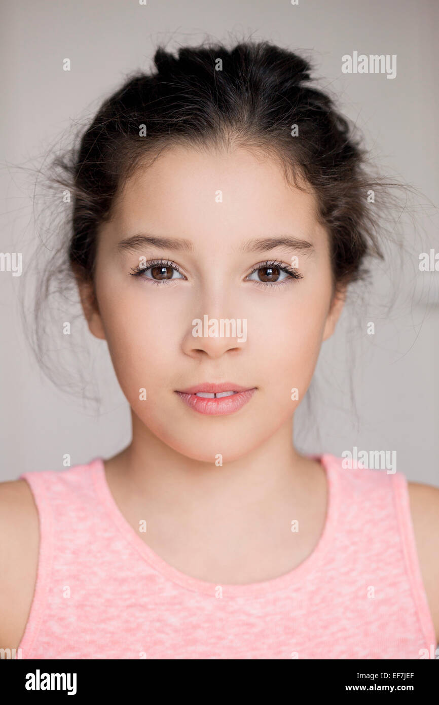Ritratto di una ragazza Foto Stock