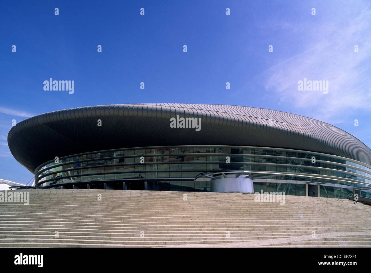 Portogallo, Lisbona, Expo, Utopia Pavilion, ora MEO Arena, progettato dall'architetto portoghese Regino Cruz Foto Stock