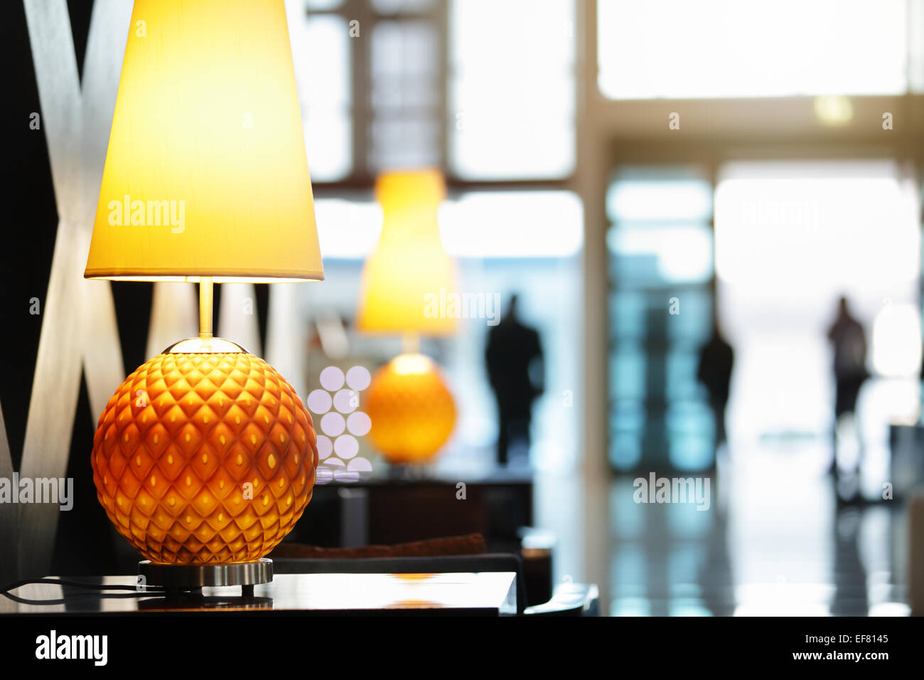 Hotel area di ricevimento Foto Stock
