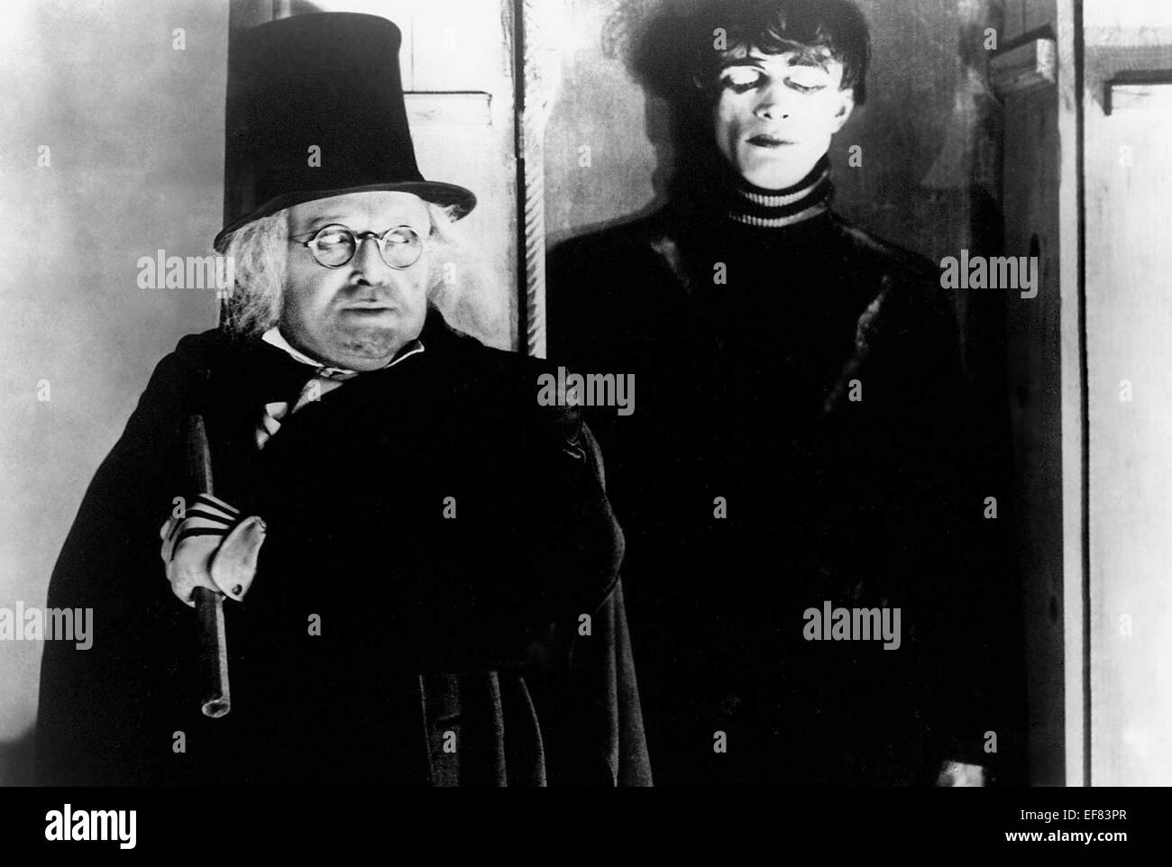 CONRAD VEIDT, WERNER KRAUSS, IL GABINETTO DEL DR. CALIGARI, 1920 Foto Stock