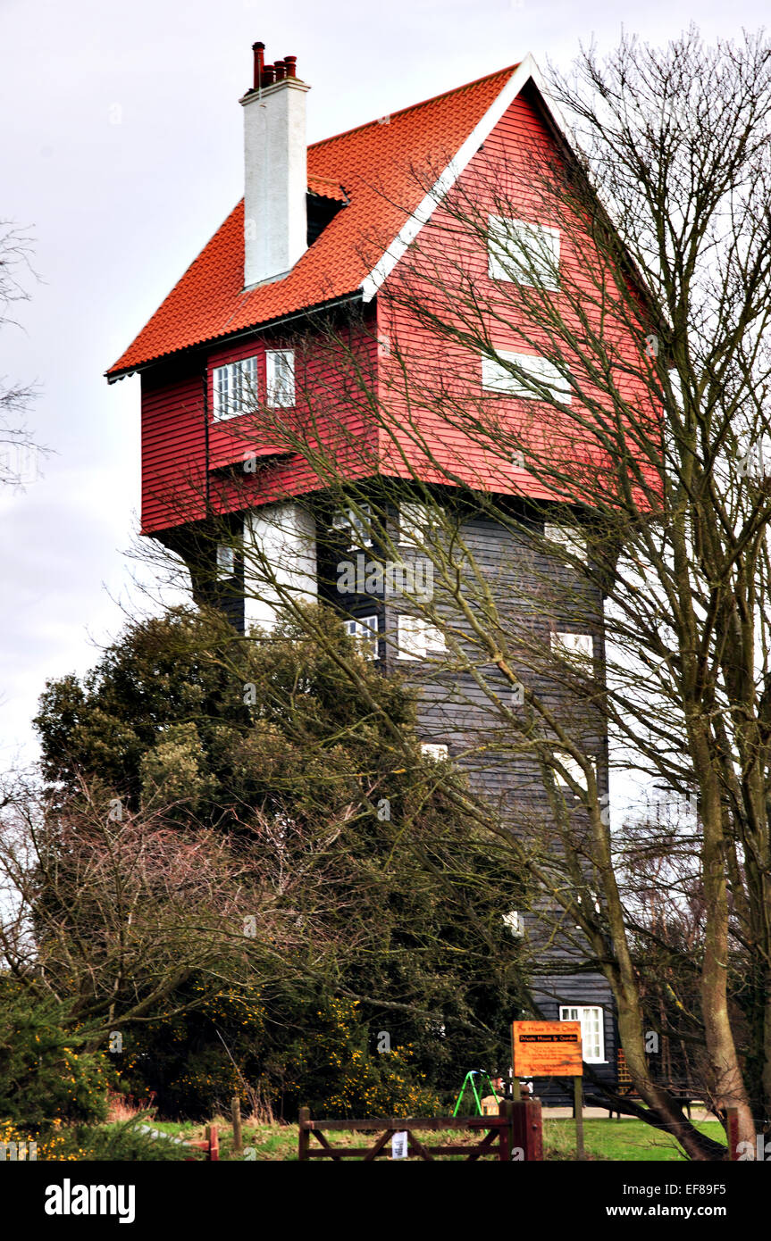 Tall house di Thorpeness, Suffolk Foto Stock