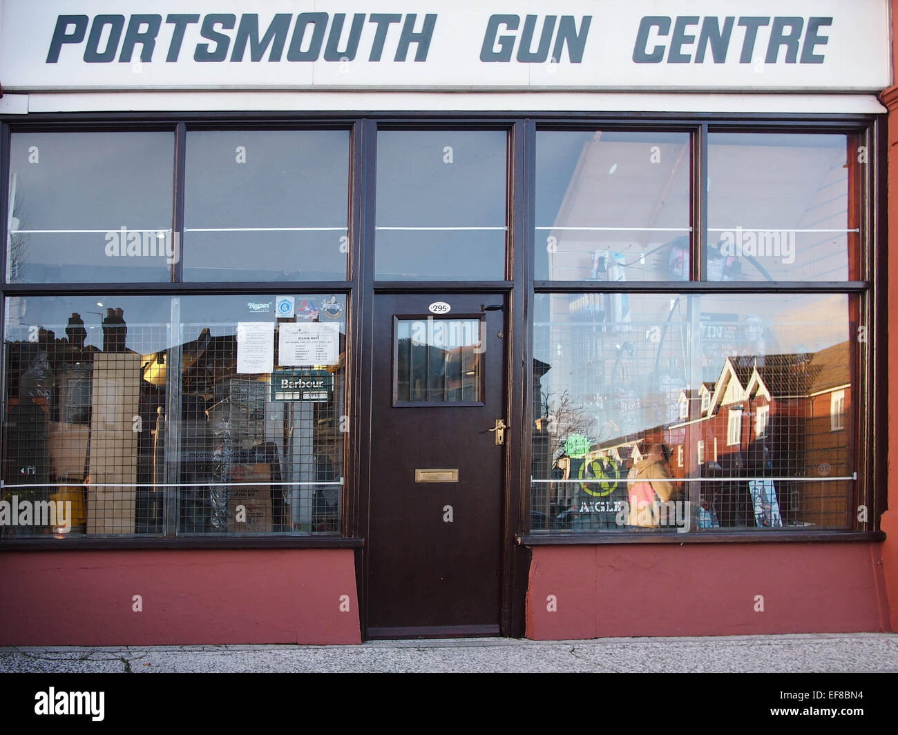 Pistola di Portsmouth Centre, Portsmouth, Hampshire, Inghilterra Foto Stock