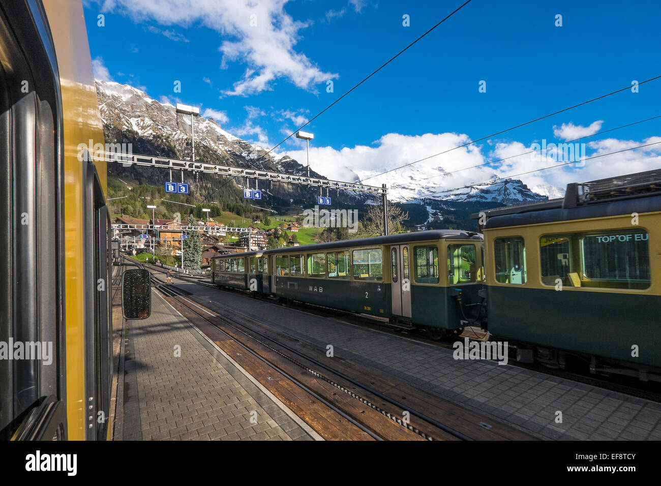 Stazione ferroviaria di montagna immagini e