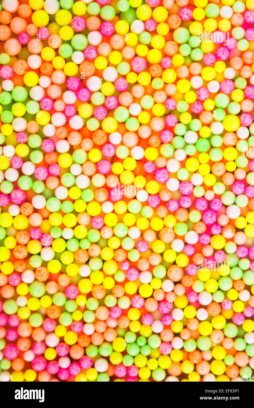 Pasta di fagioli mescolati con una varietà di colori. Foto Stock