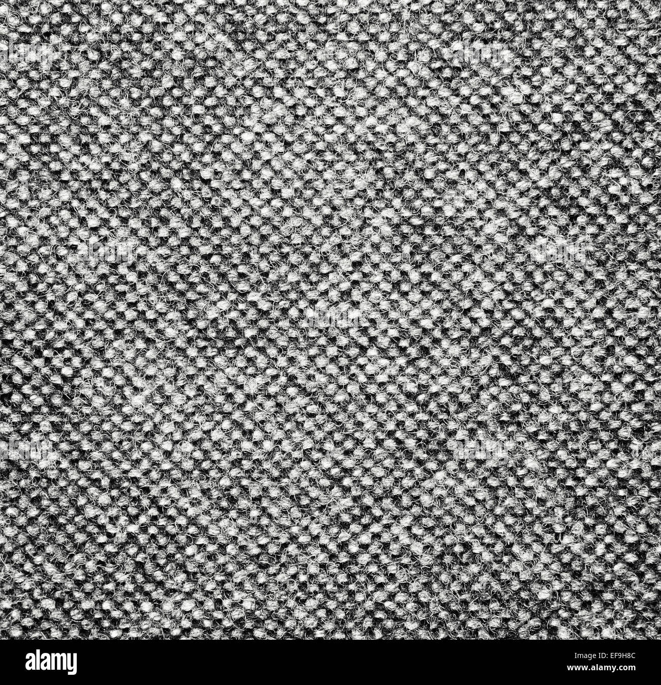 In bianco e nero in tessuto di lana la texture di sfondo Foto stock - Alamy
