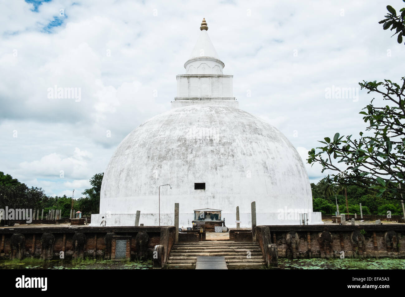 Raja Maha Vihara è un tempio buddista, stupa o dagoba.enorme stupa buddisti pagoda in Tissa,Tissamaharama, Sri Lanka. Foto Stock
