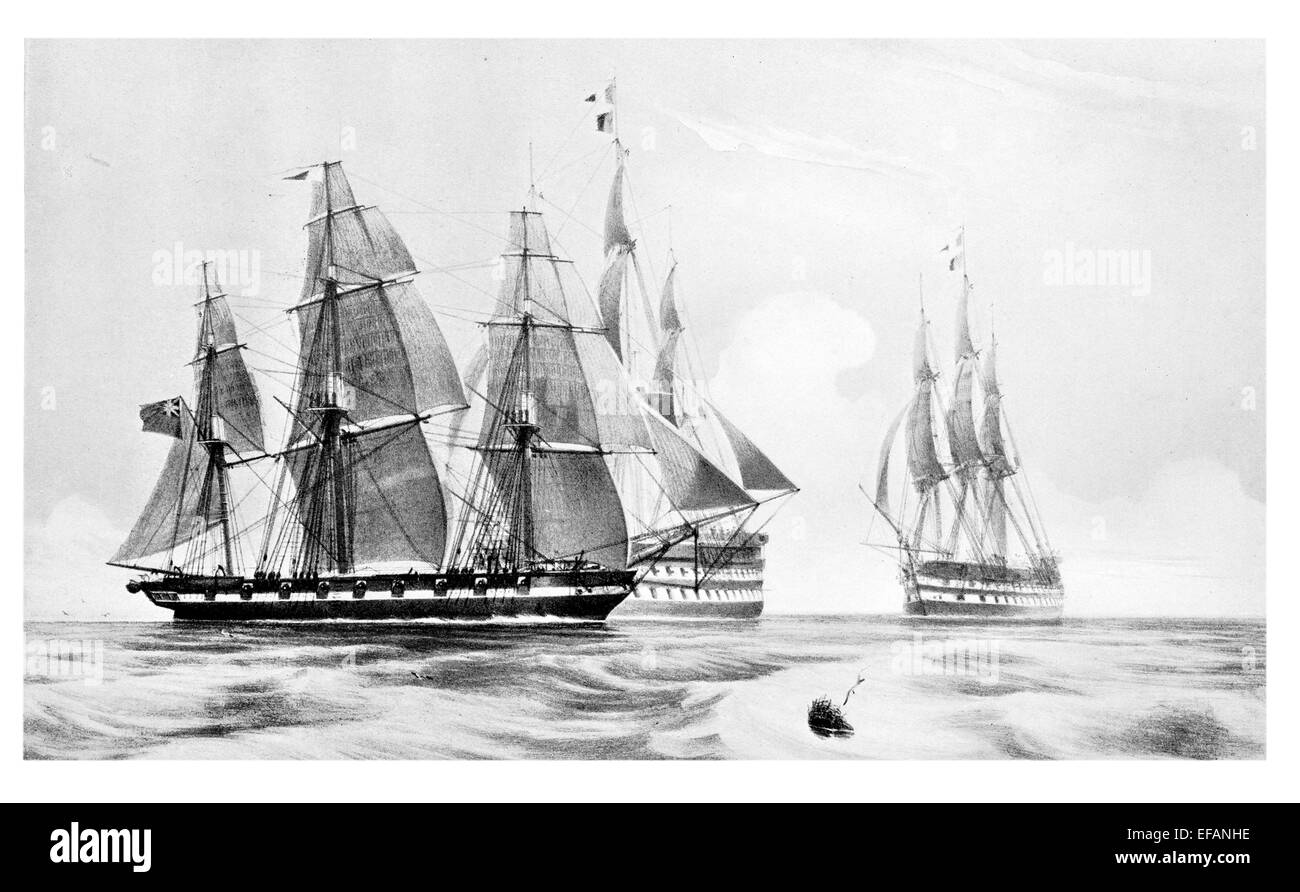 H.M.S. Daphne pistola 18 Corvette ha lanciato il Pembroke 1838 servito campagna siriano 1840 smantellato 1865 Foto Stock