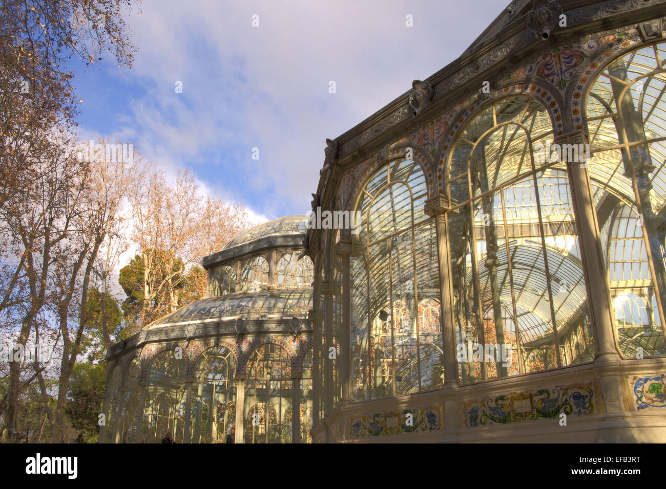 Palacio de Cristal Foto Stock