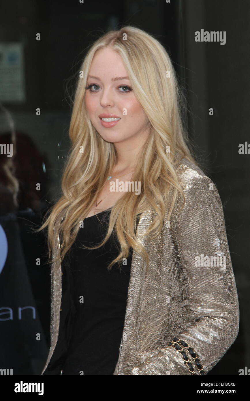 Donald Trump's ex-moglie, Marla aceri, e Tiffany Trump arrivano al ristorante Sumosan a Londra con: Tiffany Trump dove: Londra, Regno Unito quando: 28 Lug 2014 Foto Stock