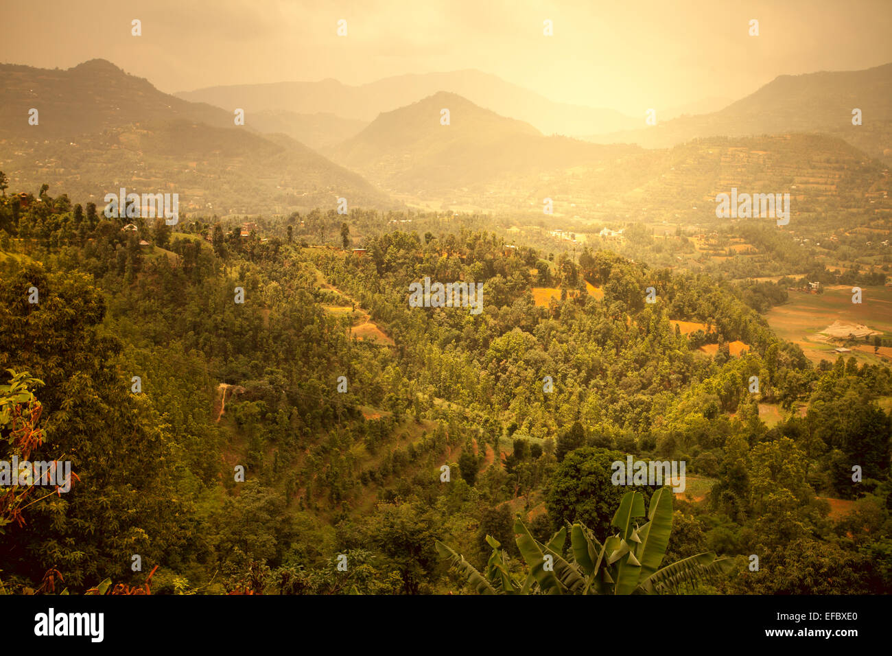 Bellissimo paesaggio asiatico Foto Stock