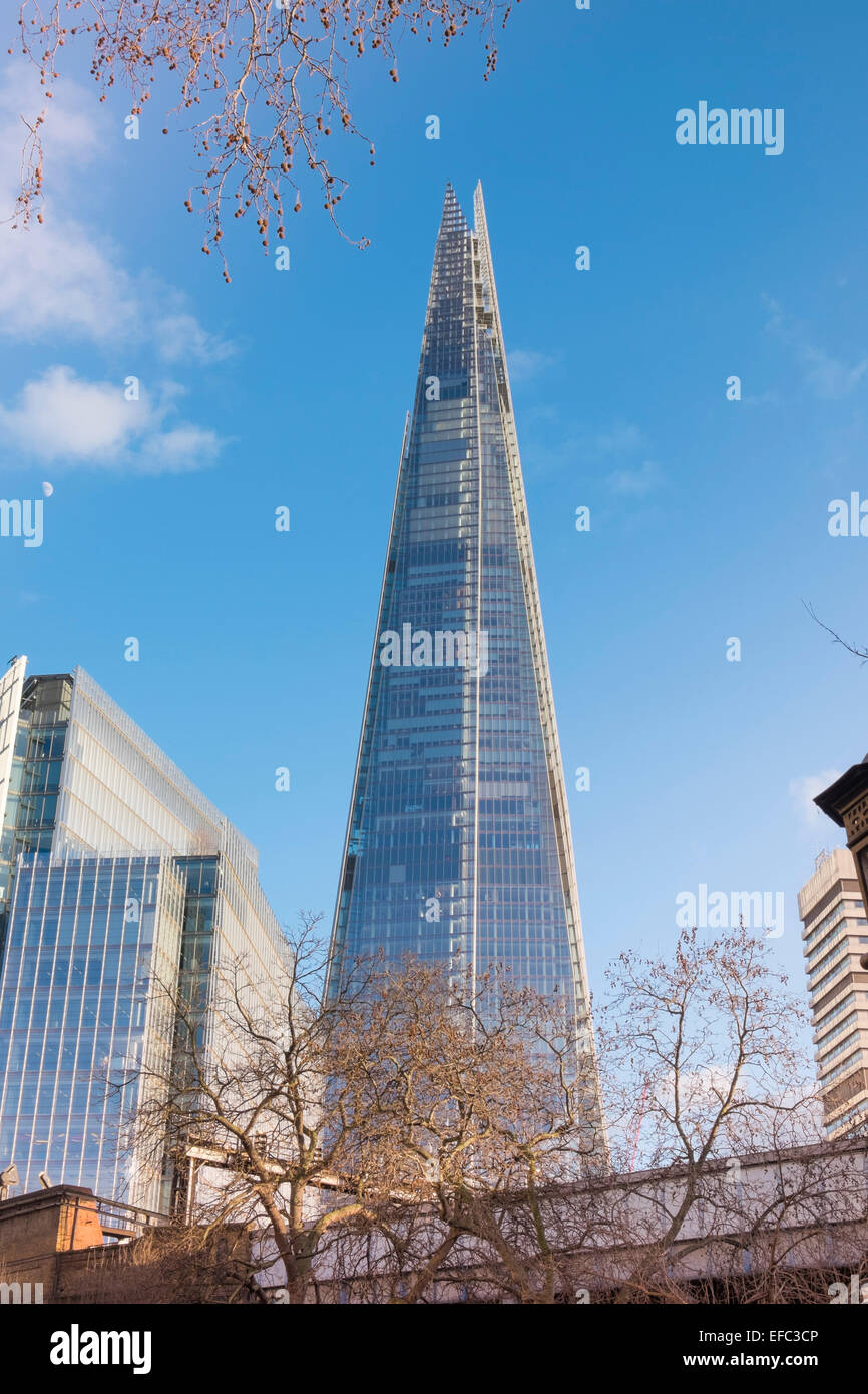 La Shard, indicato anche come il frammento di vetro, Shard London Bridge e formerly London Bridge Tower è un 87-storey skyscrap Foto Stock