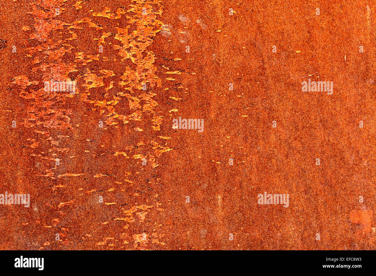 Metallo arrugginito superficie, possono essere utilizzate come sfondo Foto Stock