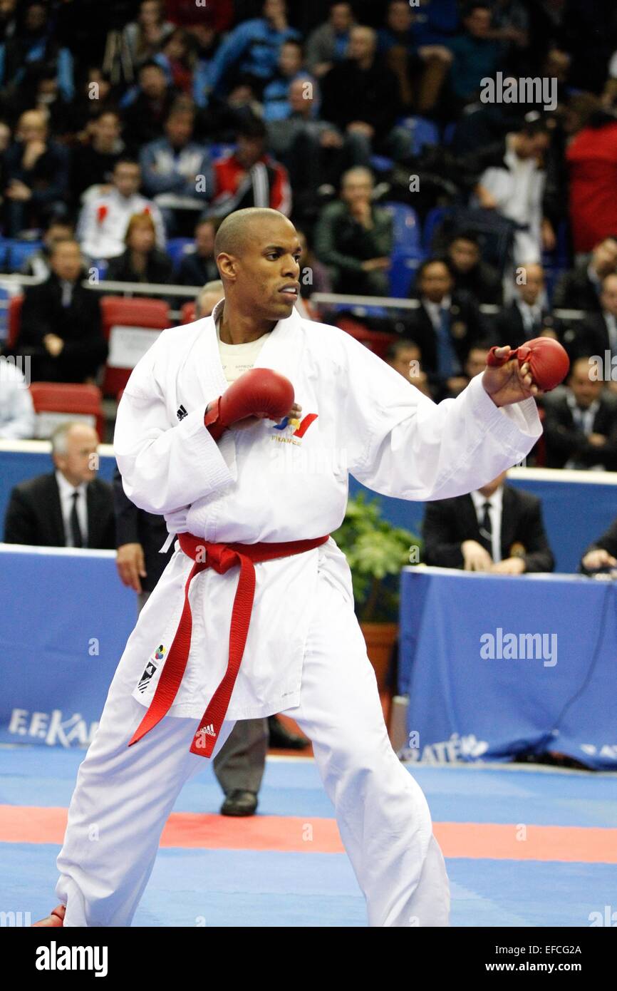 Kenji GRILLON - 24.01.2015 - Open de Paris - Karate Premier League -.Photo : Johnny Fidelin/Icona Sport Foto Stock