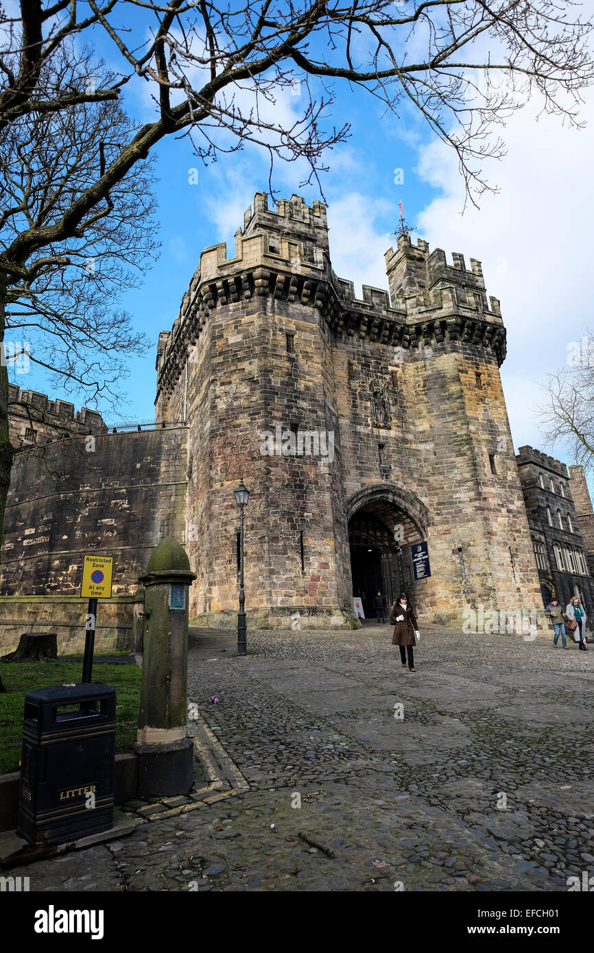 Lancaster Castle Foto Stock