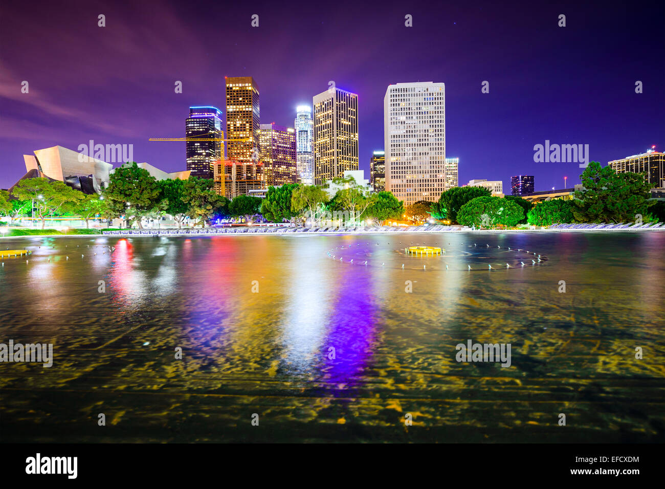 Los Angeles, California, Stati Uniti d'America downtown skyline della citta'. Foto Stock