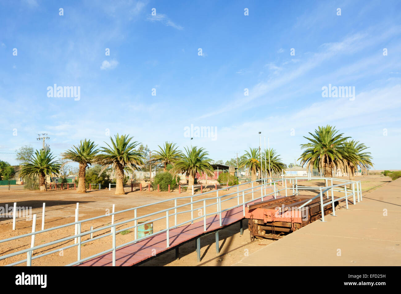 Old Ghan Railway, Marree, Oodnadatta Track, South Australia, Australia Foto Stock