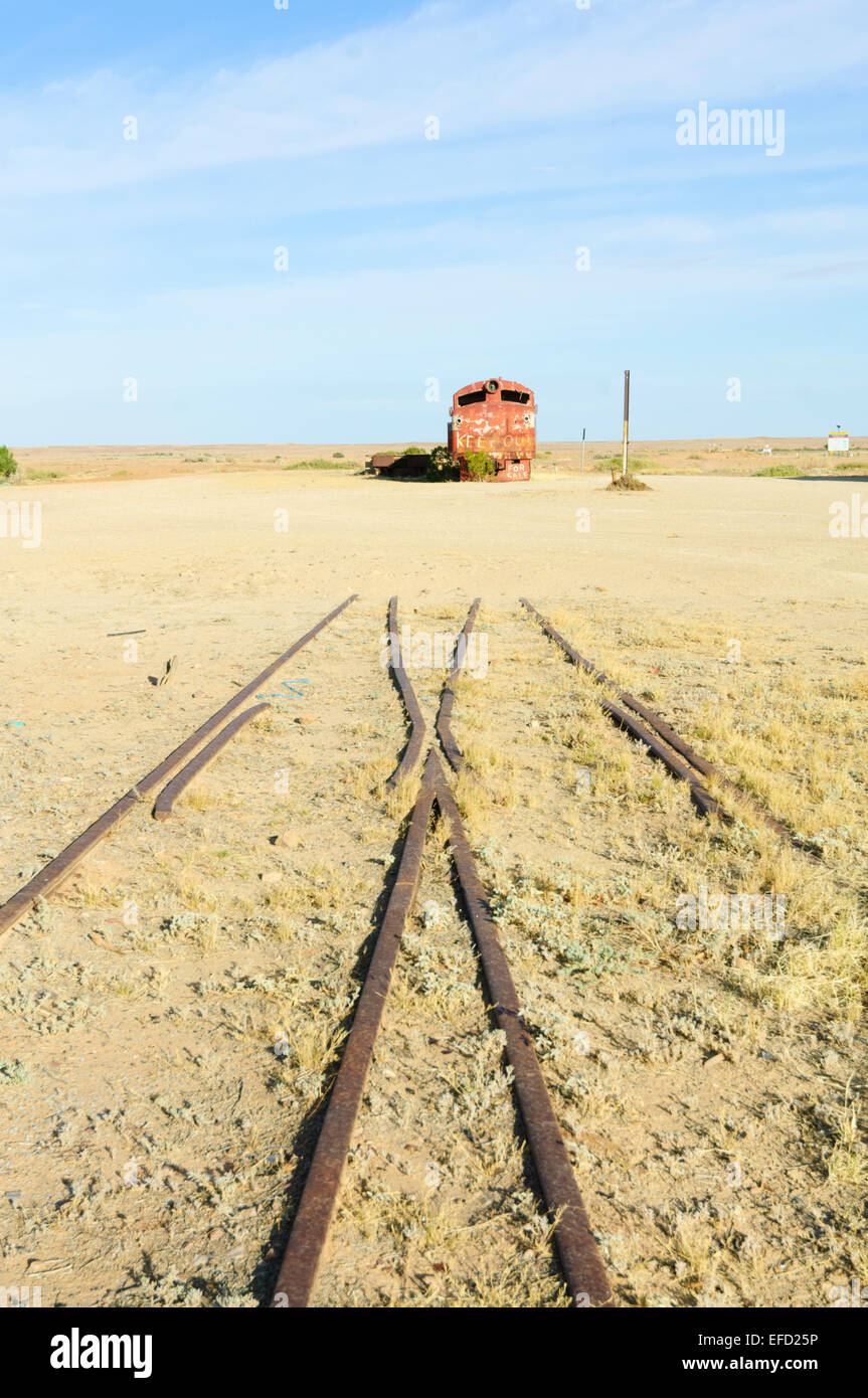 Old Ghan Railway, Marree, Oodnadatta Track, South Australia, Australia Foto Stock