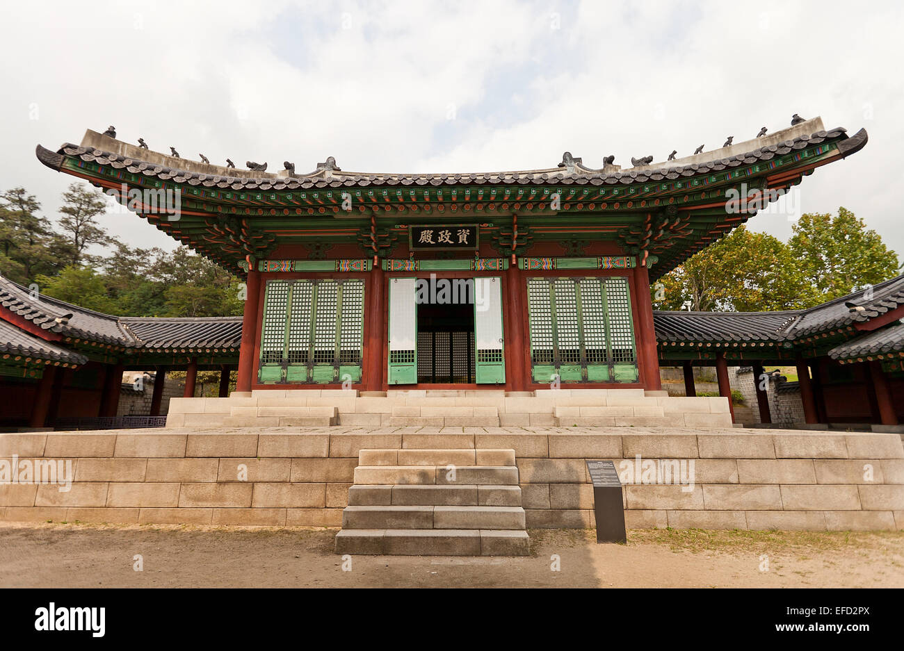 Jajeongjeon hall del palazzo Gyeonghuigung (sito storico n. 271) a Seoul, Corea del Sud Foto Stock
