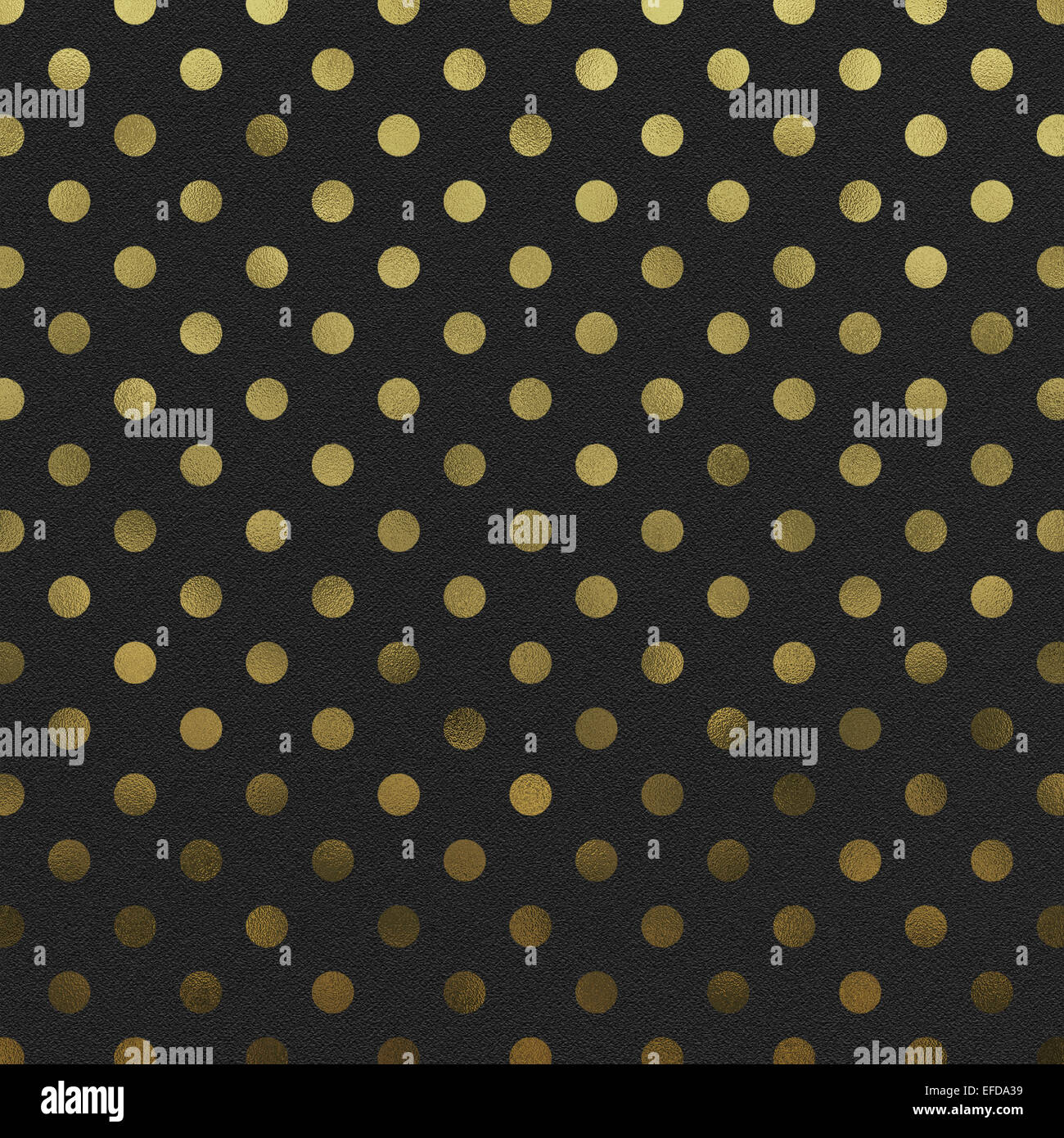 Oro Polka Dot pattern a punti svizzero digitale Texture di sfondo della carta Foto Stock
